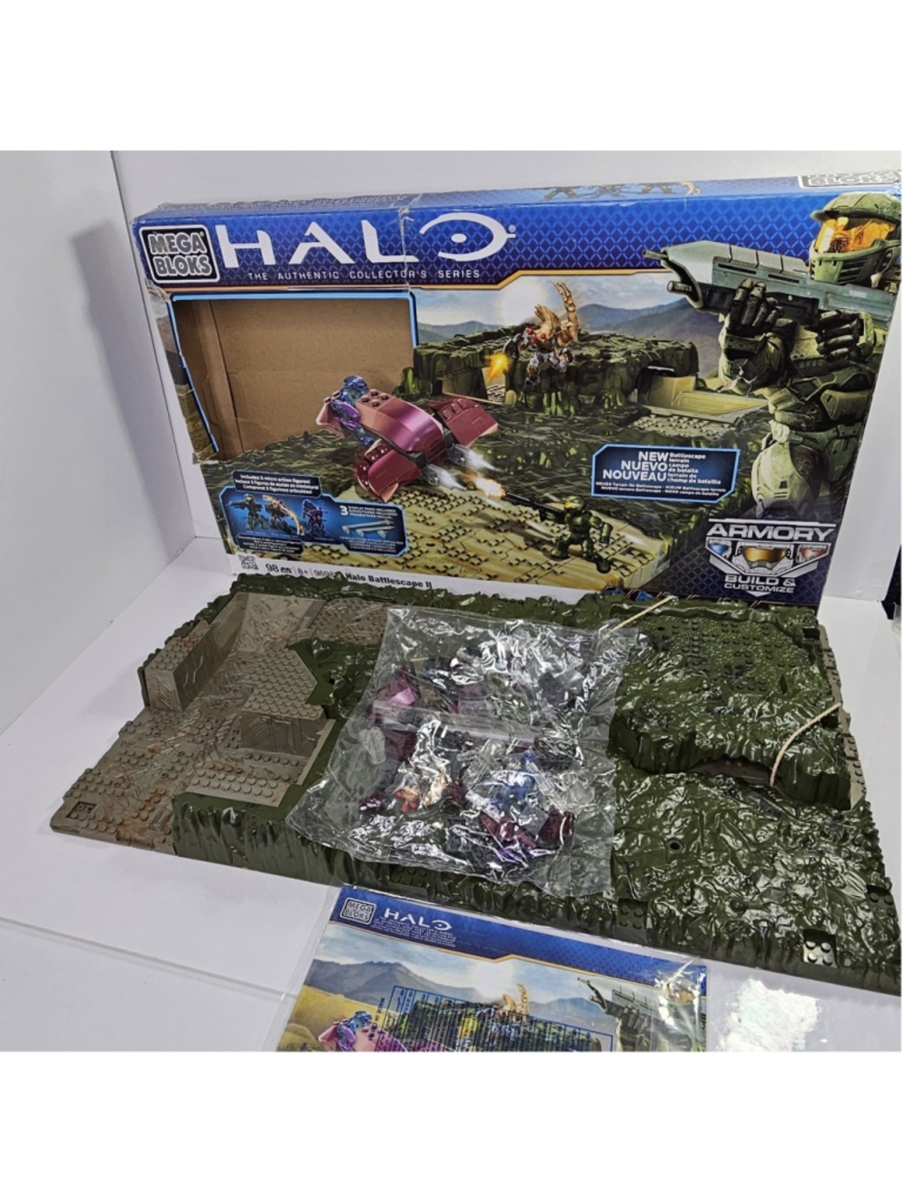SEALED BAGS Halo Mega Bloks Halo Battlescape II 96983, 98 PCS Armory